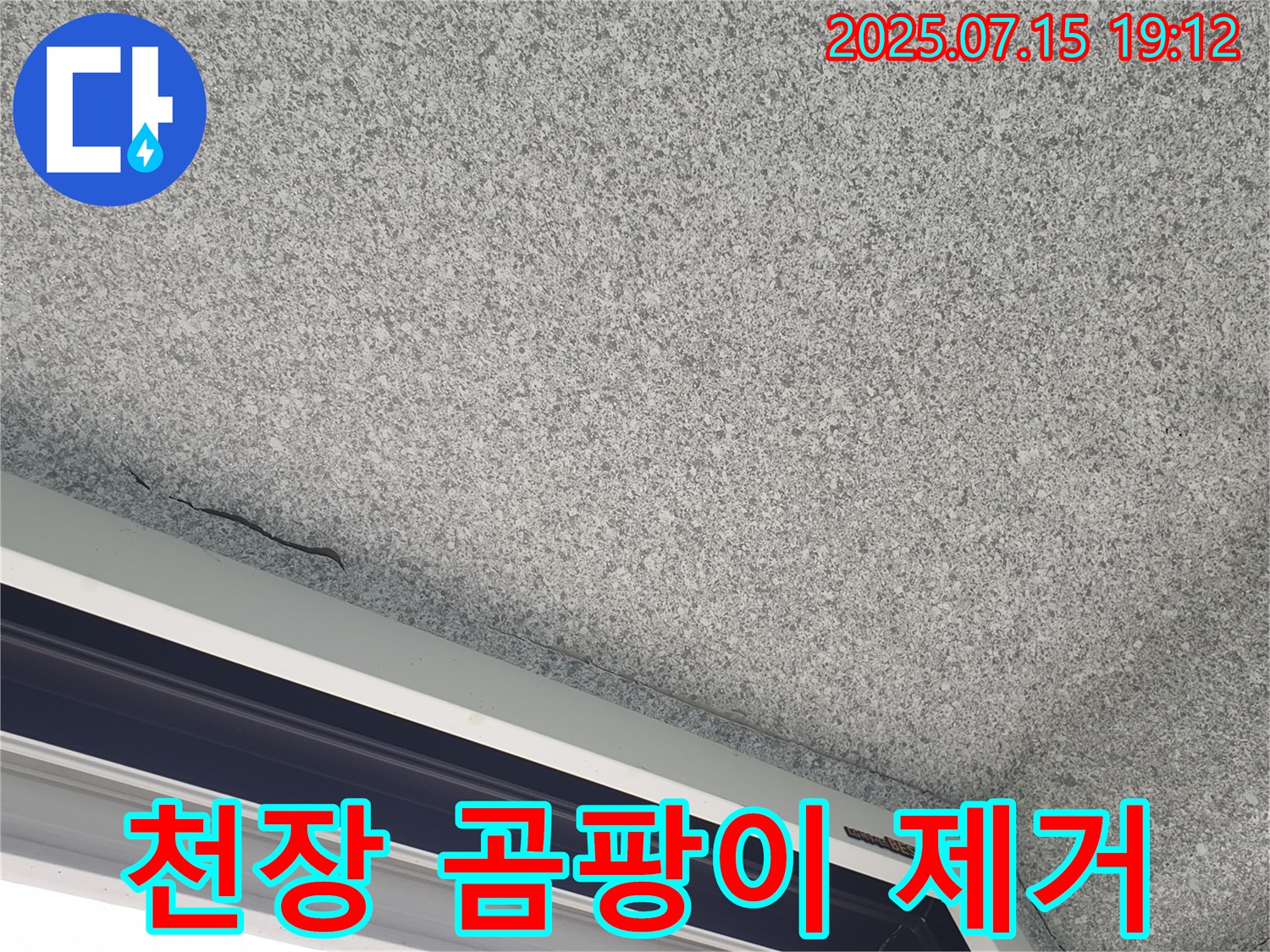 노원구 중계동 청구3차 아파트 천장 곰팡이 - 곰팡이 제거 및 누수 해결 - 쾌적한 환경