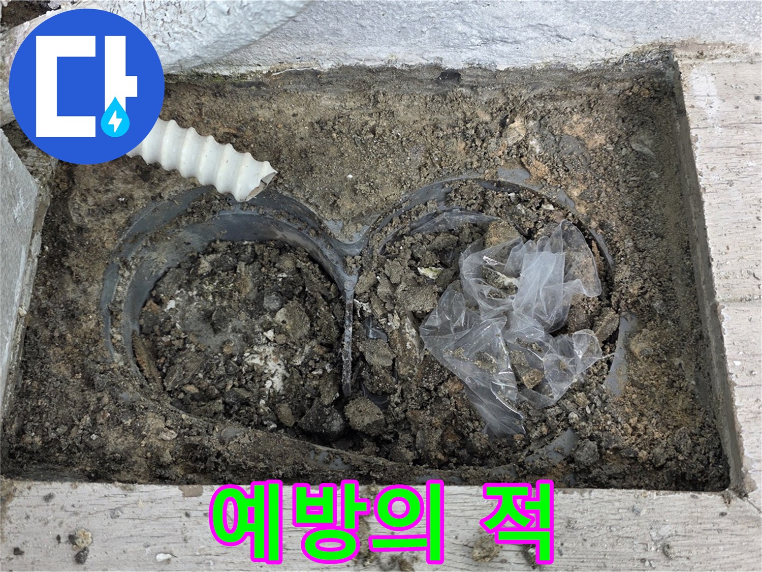 중계동 청구3차 아파트 누수 - 배수구 막힘, 누수 예방의 적!