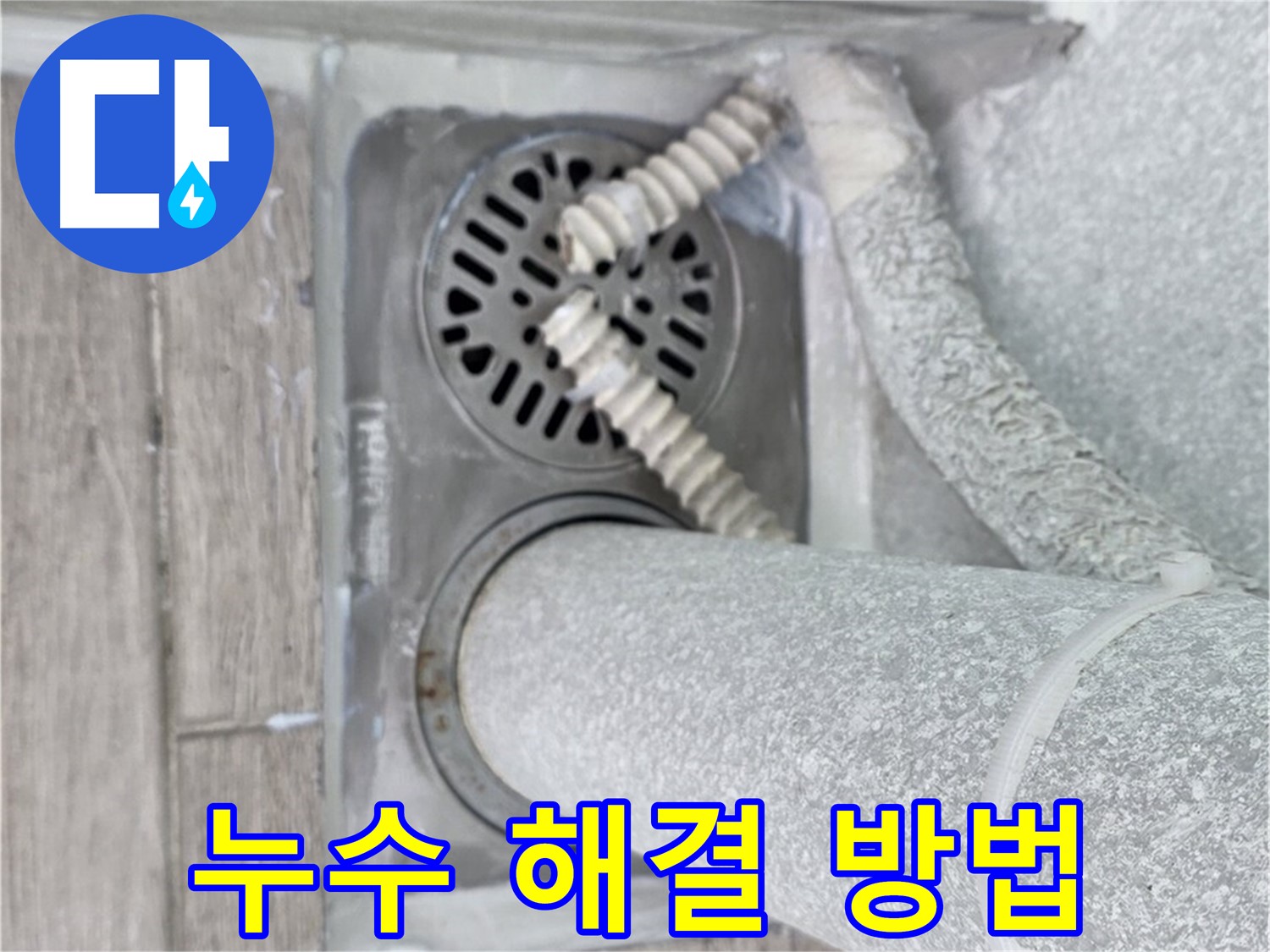 중계동 청구3차 아파트 욕실 배수구 누수 - 전문적인 기술과 장비로 확실하게 해결