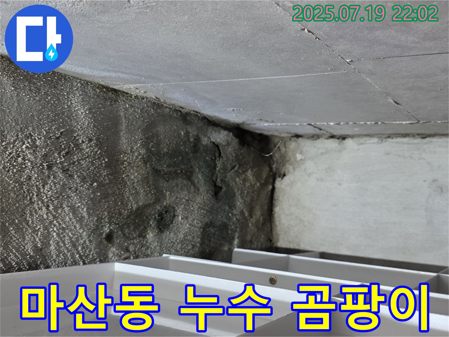 마산동 누수 - 곰팡이 냄새 제거 및 완벽 시공 과정
