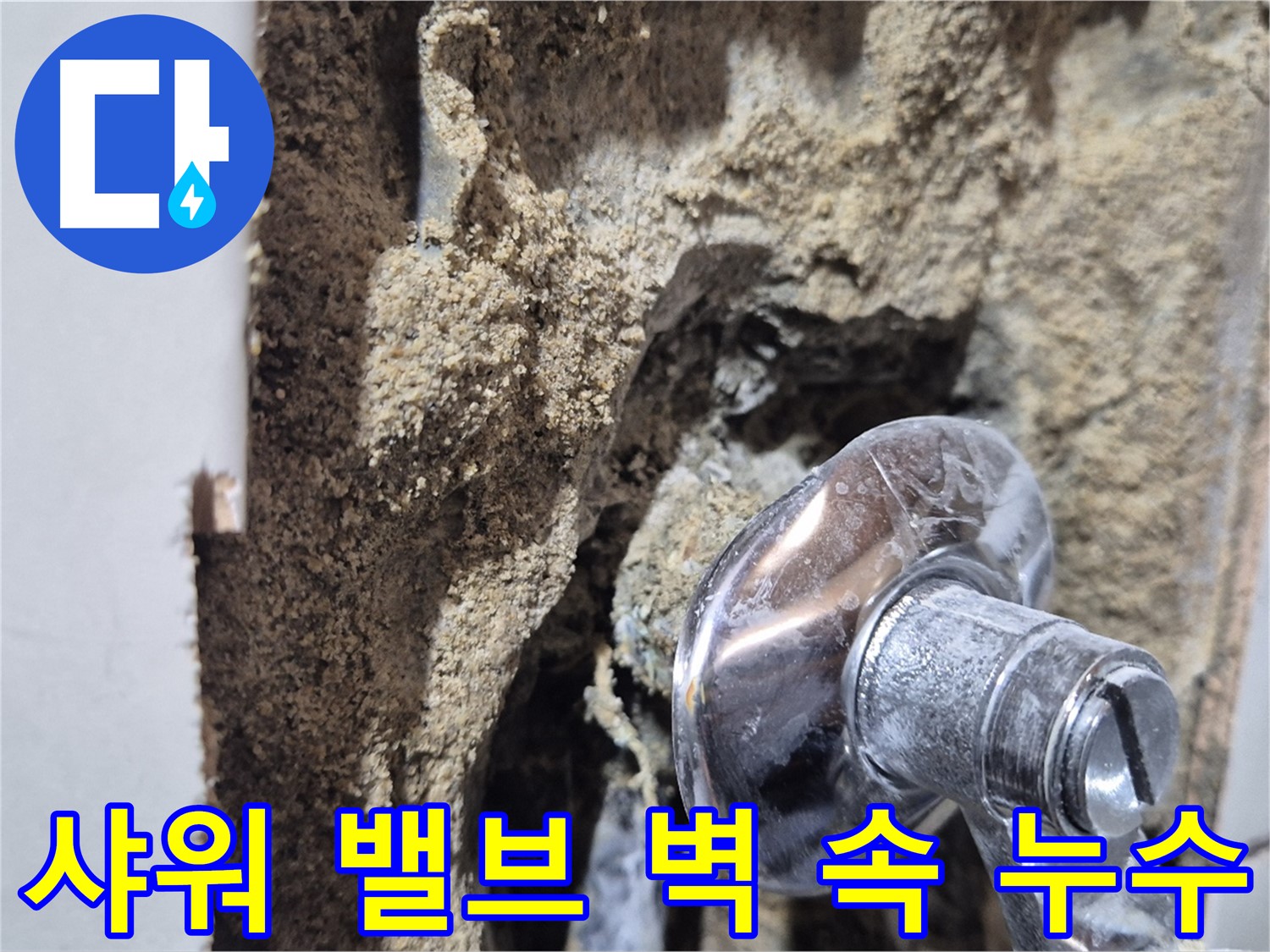 합정동 현대빌라 - 벽 속 샤워 밸브 누수 긴급 점검 및 해결
