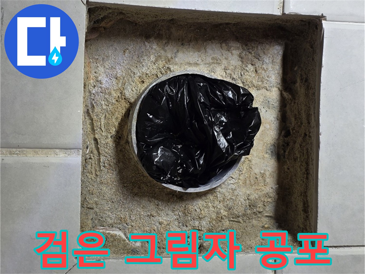 과천 누수 - 욕실 하수구 검은 그림자의 습격, 누수 공포 시작