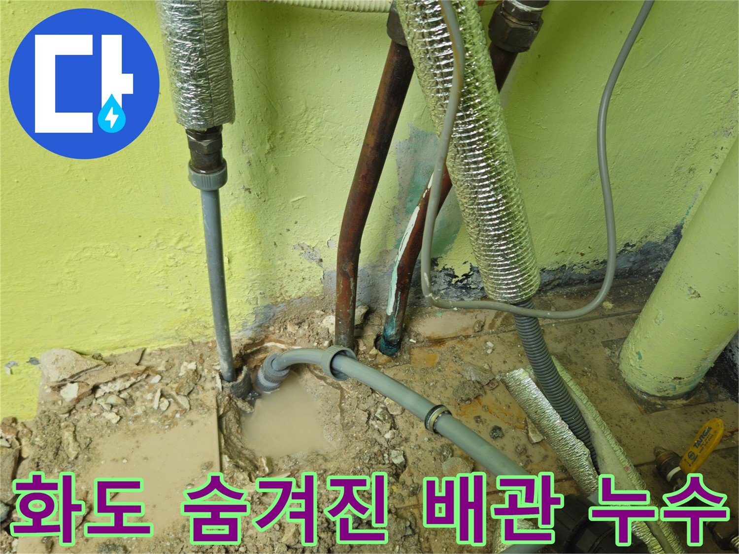 남양주 화도 누수 - 숨겨진 배관 누수, 정밀 탐지