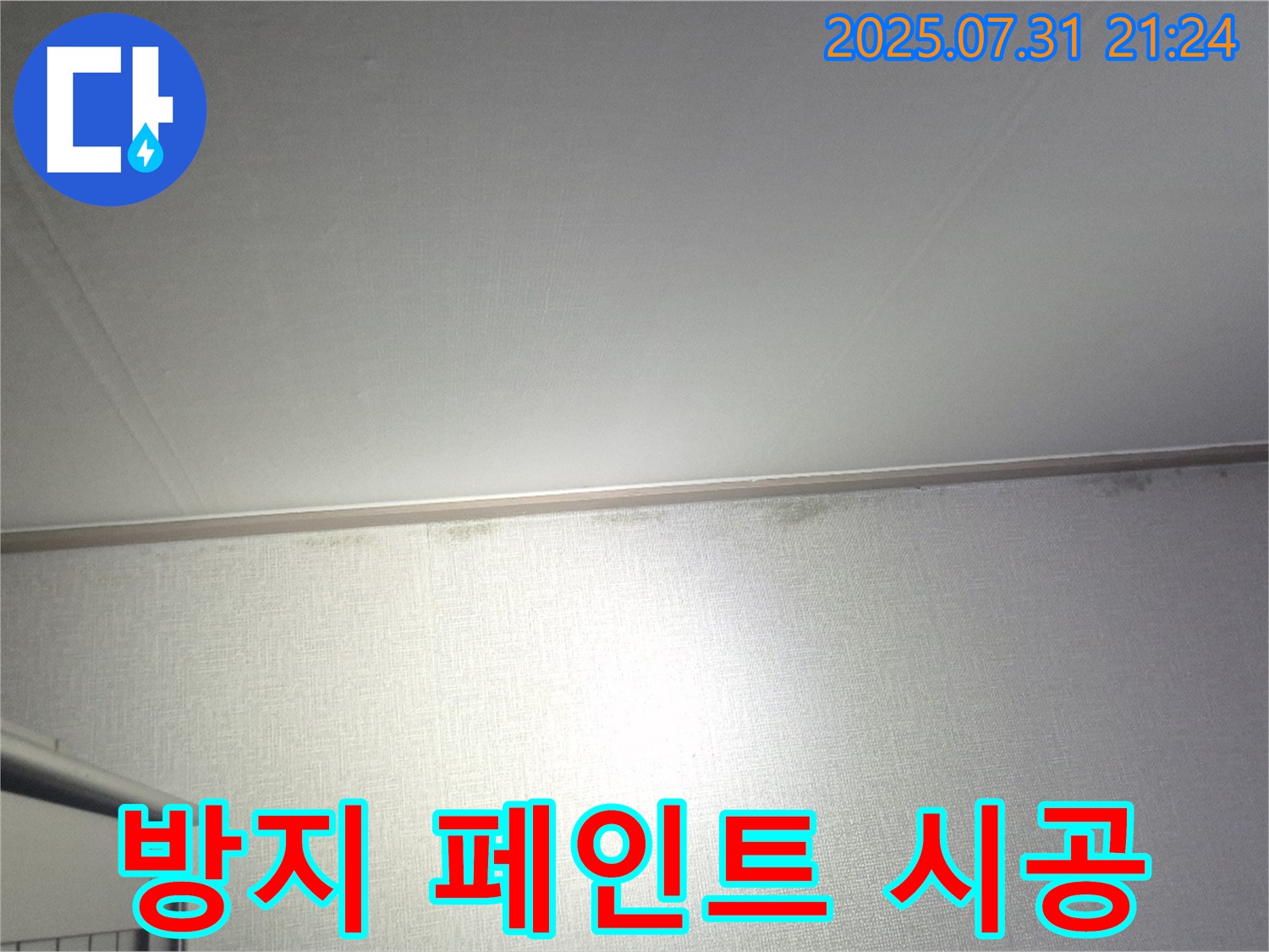 고양시 덕양구 벽 곰팡이 - 곰팡이 제거 후 곰팡이 방지 페인트 시공 전문
