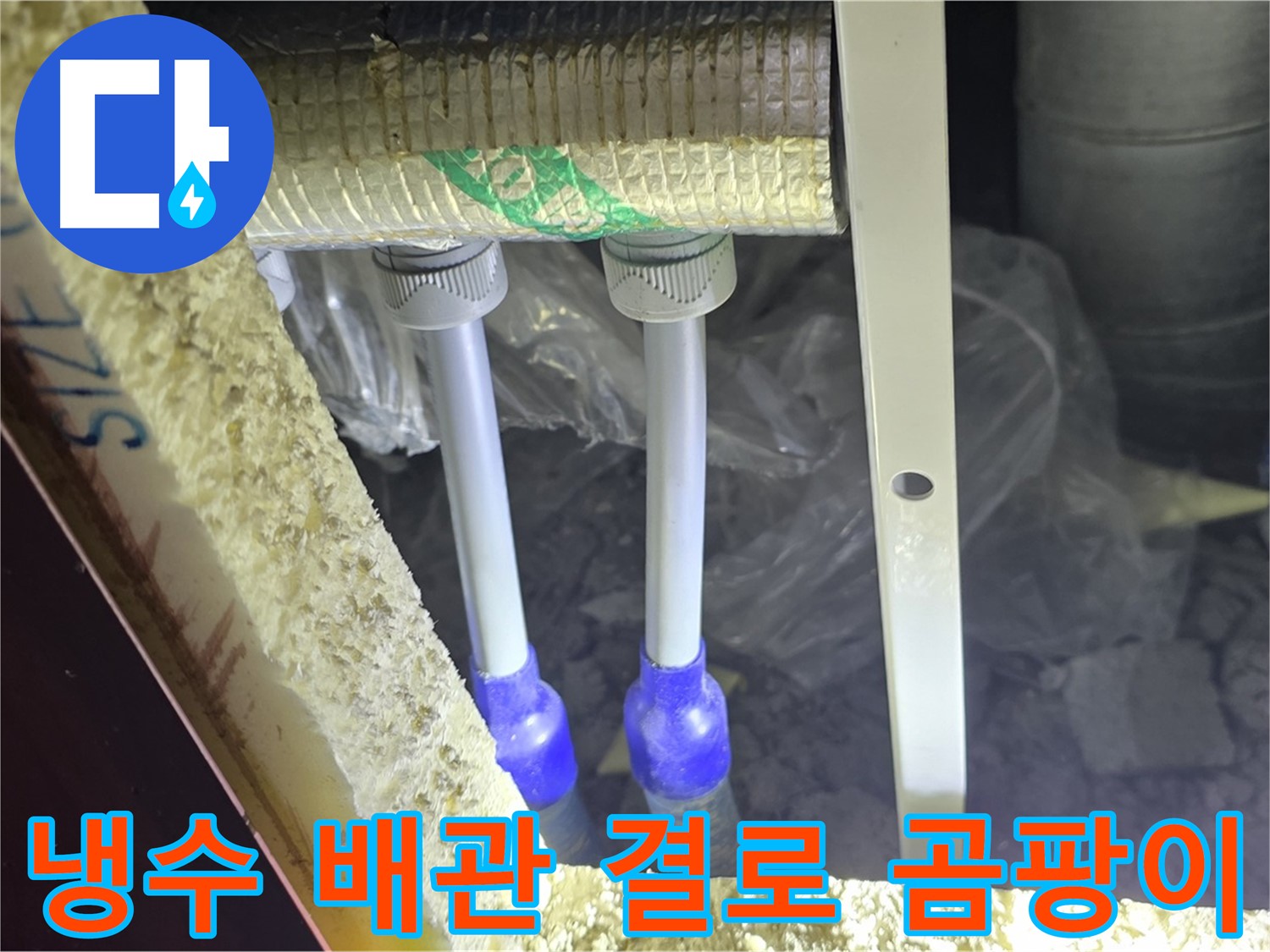 삼숭동 누수 방지 - 냉수 배관 주변 결로 발생 및 곰팡이 성장 가능성 사전 체크