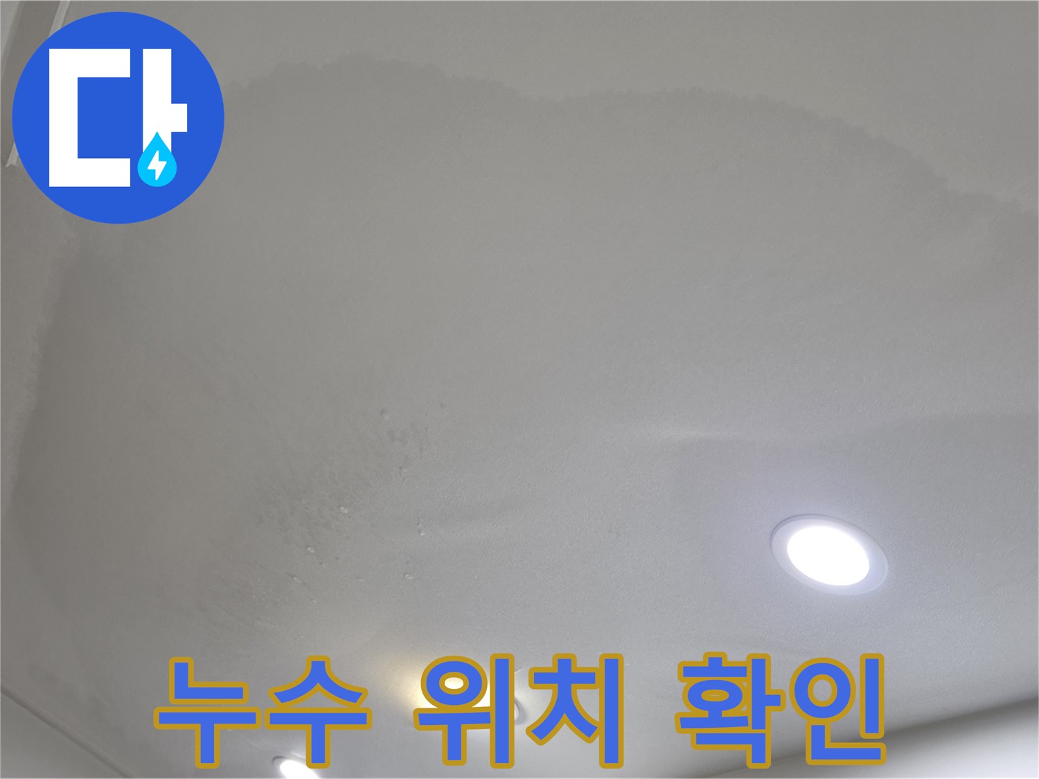삼숭동 누수 탐지 - 천장 물맺힘, 적외선 촬영