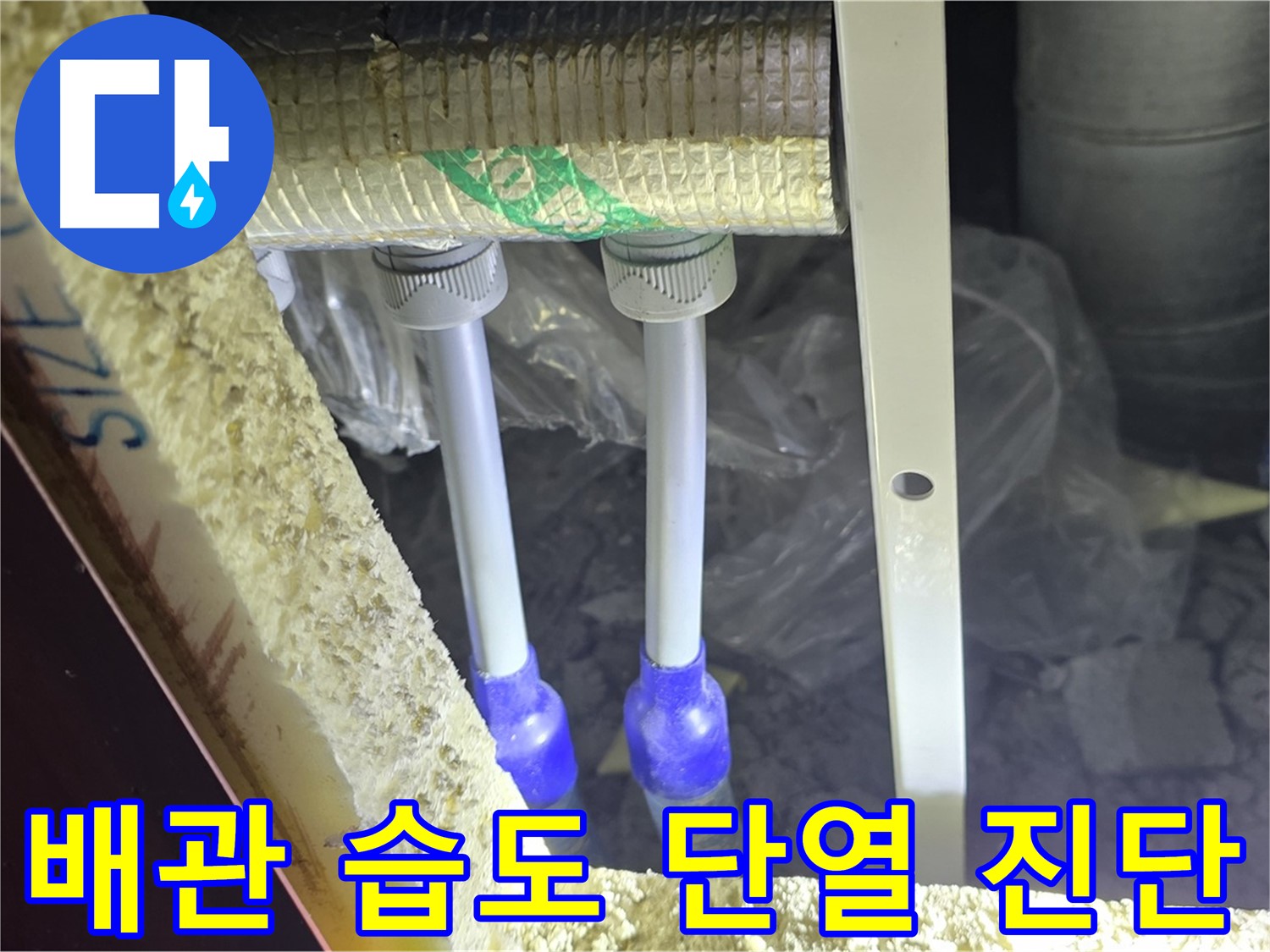 양주시 삼숭동 누수 - 배관 연결 부위 주변 습도 변화 및 단열 상태 초기 진단
