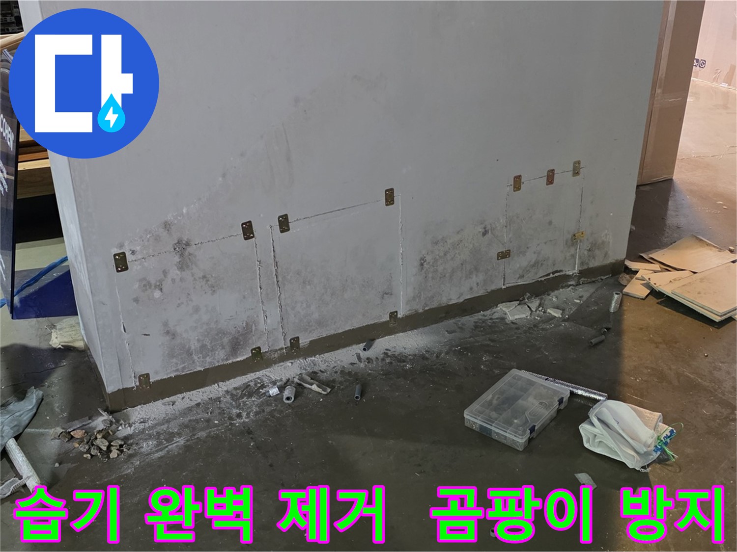 처인구 공장 벽면 습기 완벽 제거 - 곰팡이 걱정 없이 깨끗하게