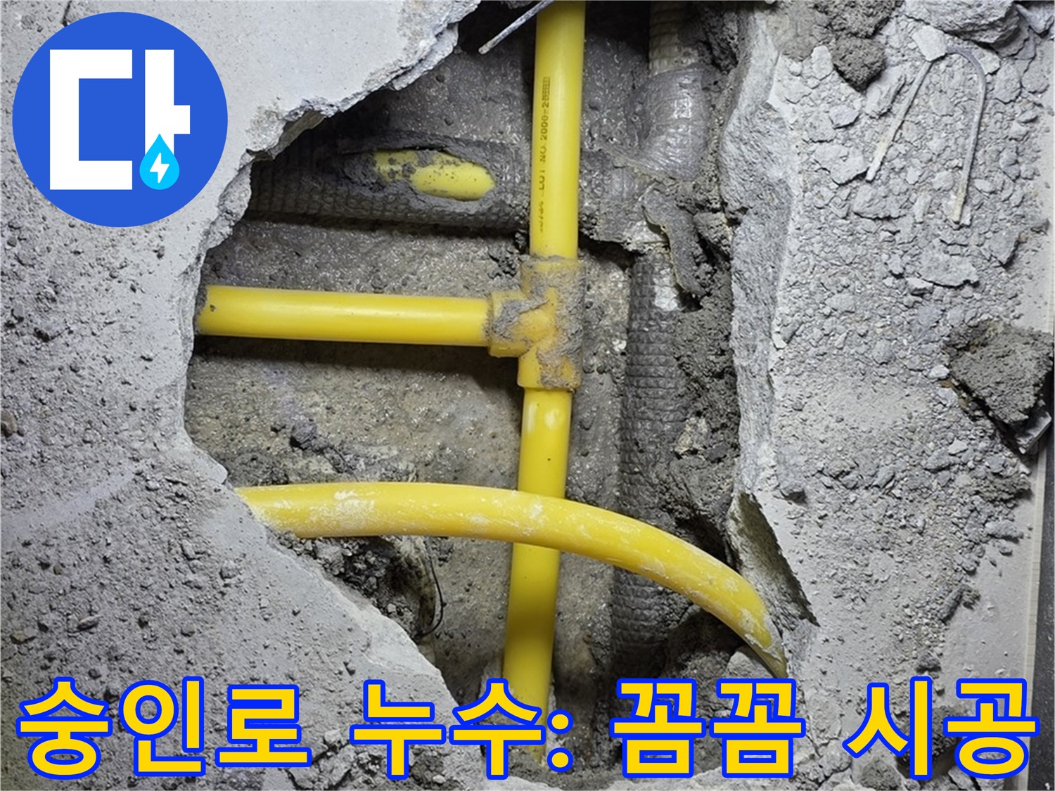 길음1동 숭인로 누수 - 작은 틈새도 놓치지 않는 꼼꼼함으로 완벽 시공 완료!