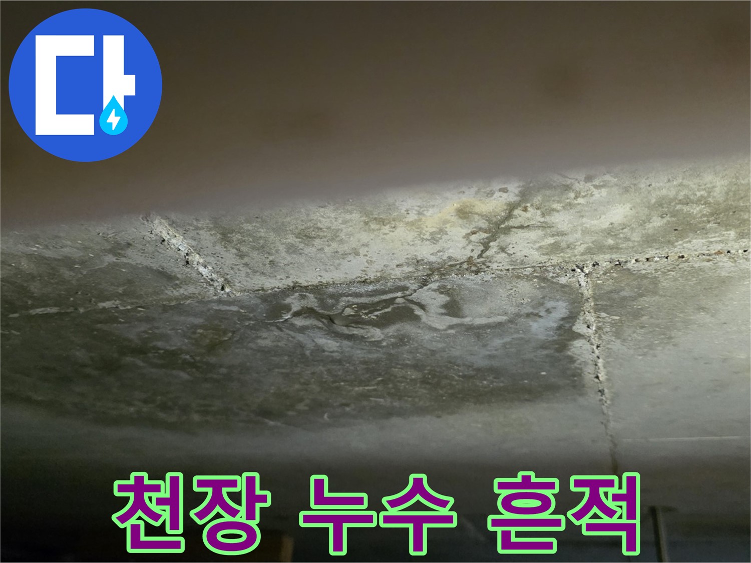 일산서구 하이파크 아파트 천장 누수 흔적 - 누수 원인 파악 및 해결 과정