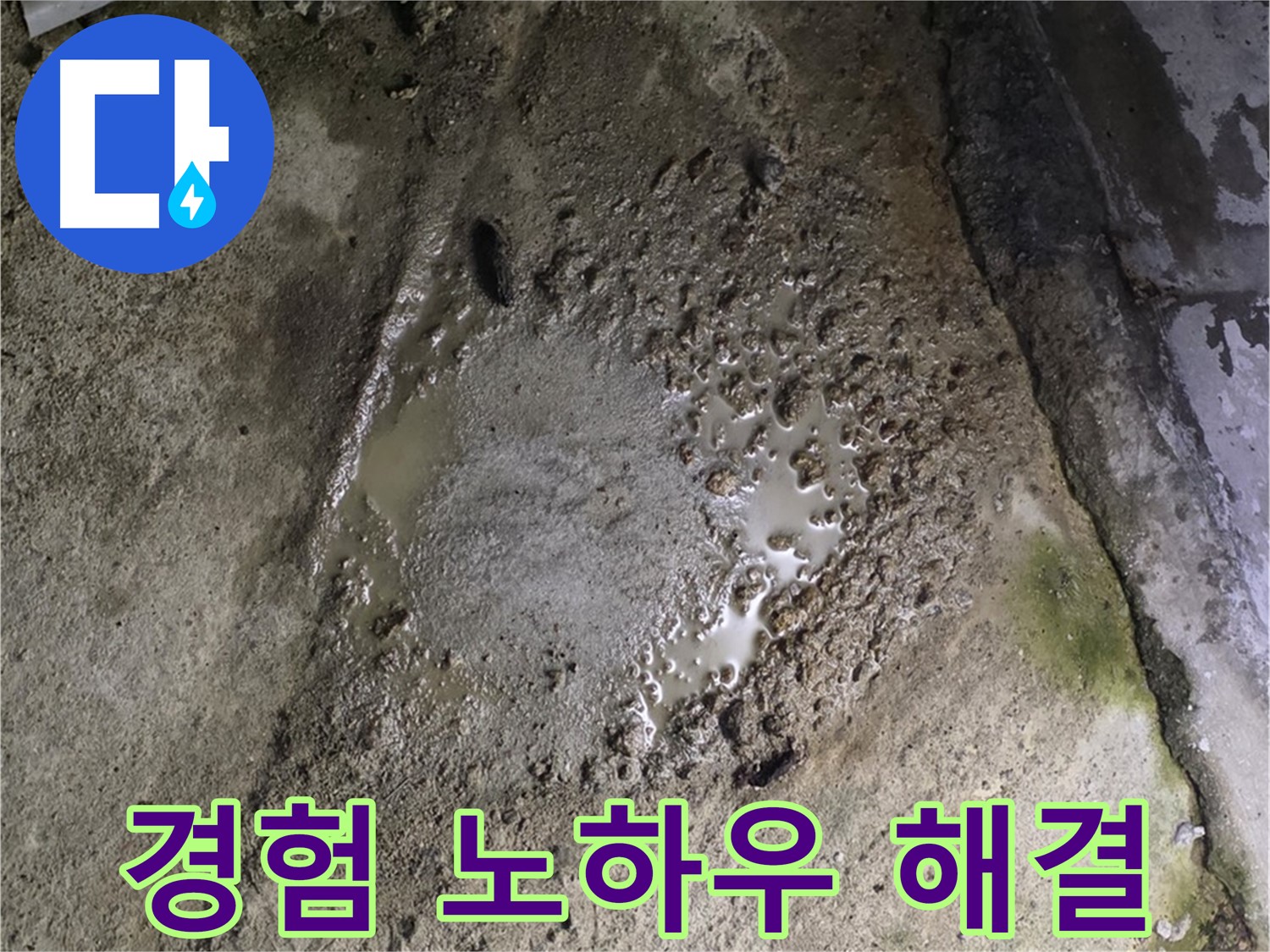 철원군 서면 와수리 - 콘크리트 건물 누수, 오랜 경험과 노하우를 바탕으로 완벽하게 해결해 드립니다.