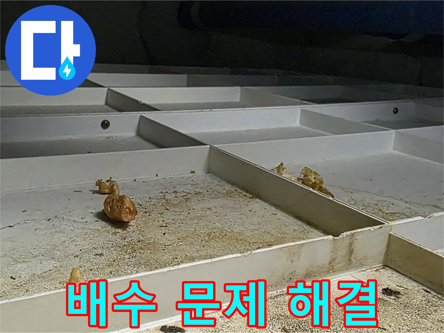 배수 문제 해결 - 누수 해결 배수 문제 해결