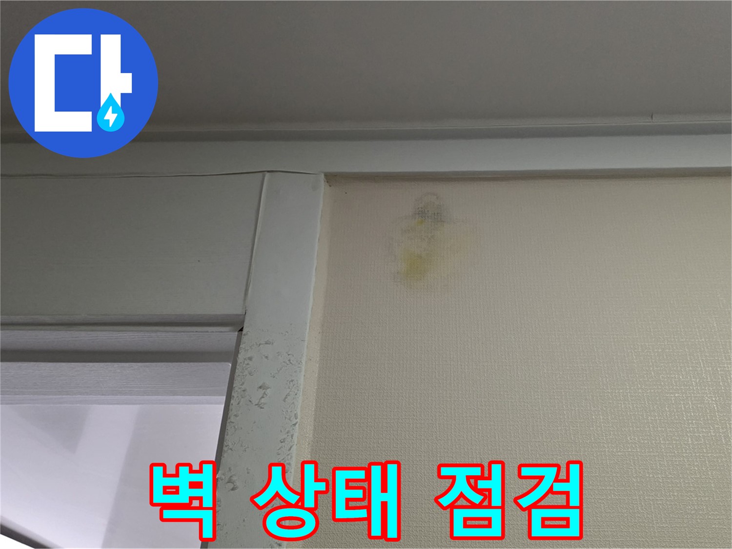 분당 운중동 산운마을 아파트 벽 상태 점검 - 누수 초기 진단 및 꼼꼼한 확인