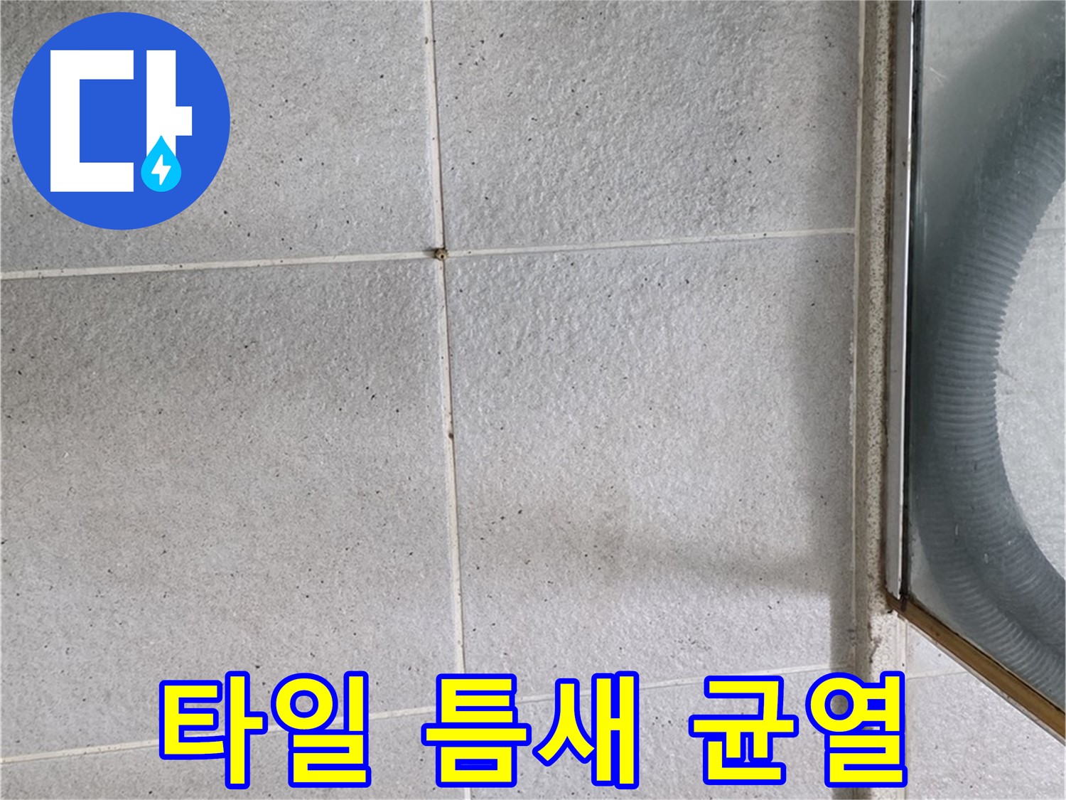 운중동 욕실 샤워부스 주변 - 타일 틈새 미세 균열은 누수의 시작을 알리는 신호일 수 있습니다.