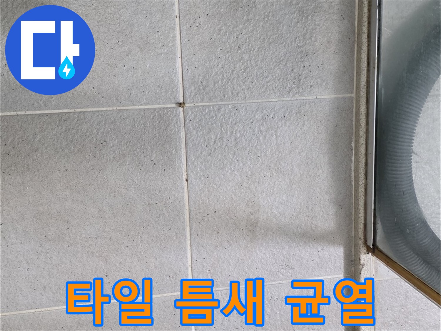 운중동 욕실 샤워부스 주변 - 타일 틈새 미세 균열은 누수의 시작을 알리는 신호일 수 있습니다.