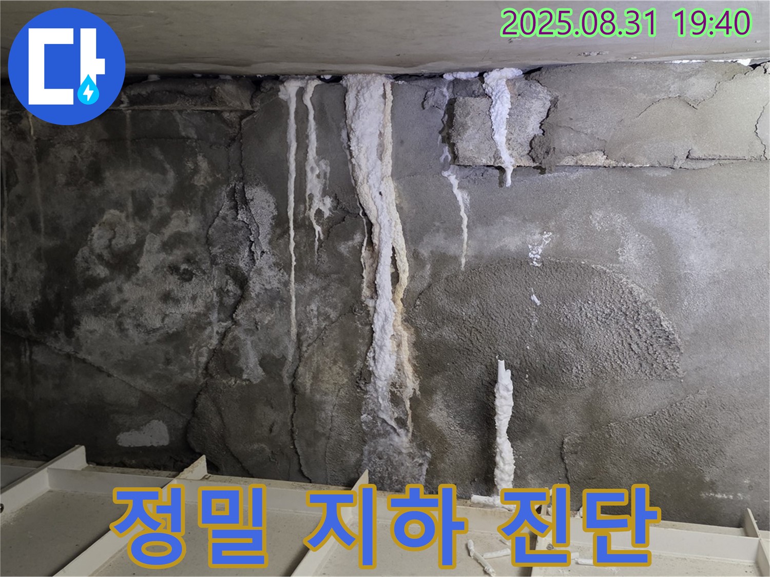 분당 다세대 주택 지하 콘크리트 누수 - 첨단 장비 사용하여 지하 누수 원인 꼼꼼하게 파악, 건물 안전 확보