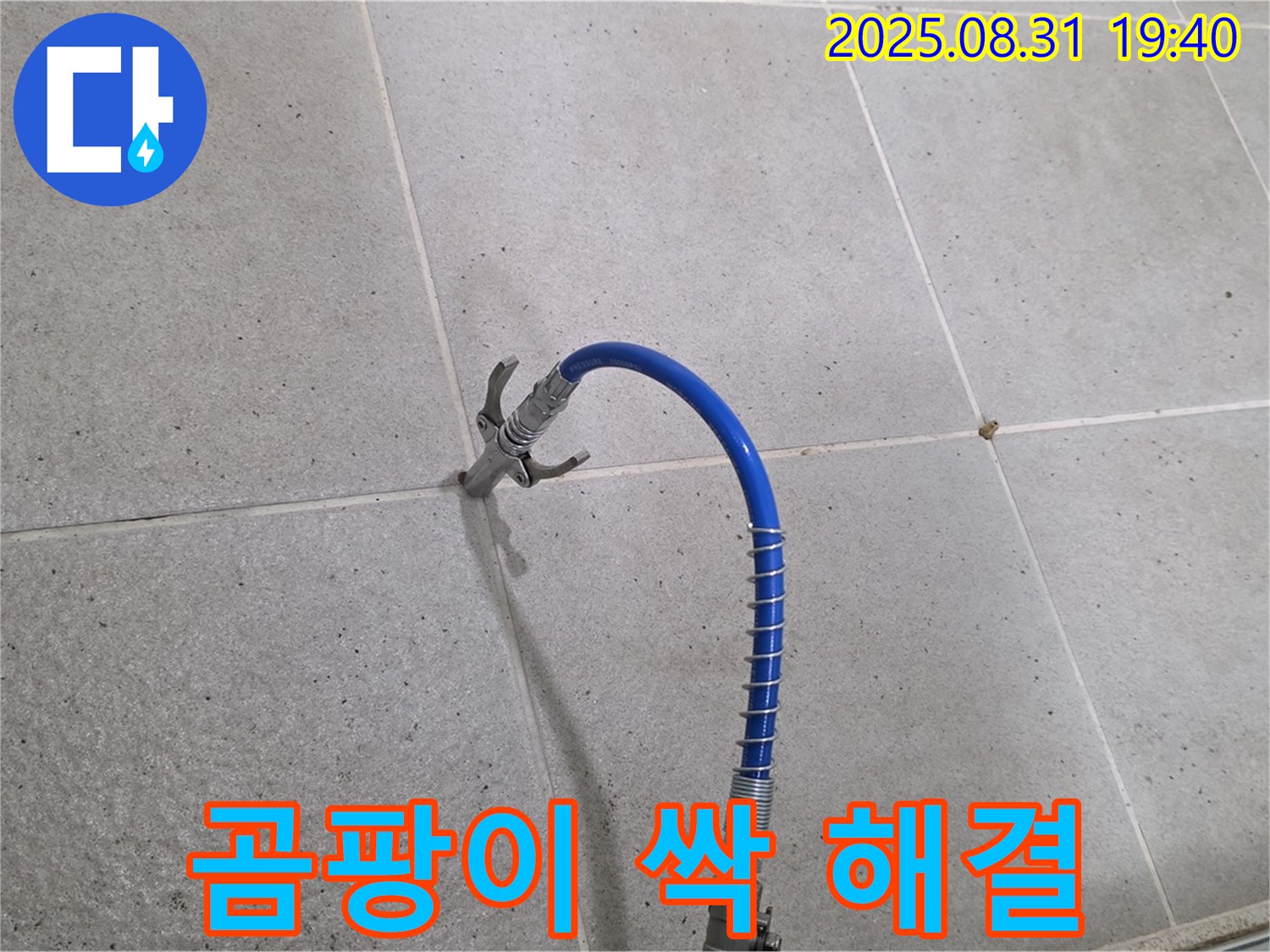 성남시 분당구 산운로 타일 틈새 누수 - 고압 주입으로 곰팡이 걱정까지 싹 해결합니다.
