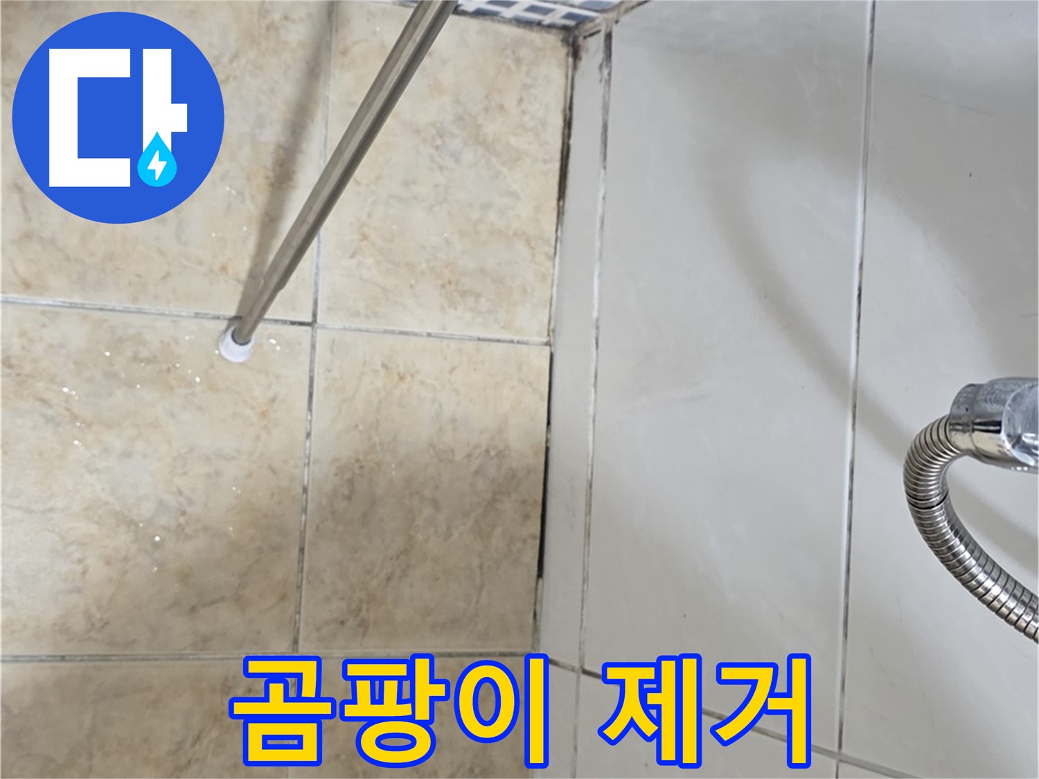 욕실 곰팡이 제거 - 안심 불가 - 누수 해결