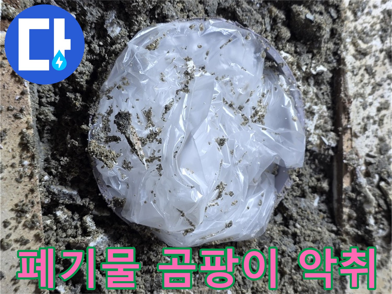 중랑구 묵동 타일 속 폐기물 - 곰팡이 & 악취!