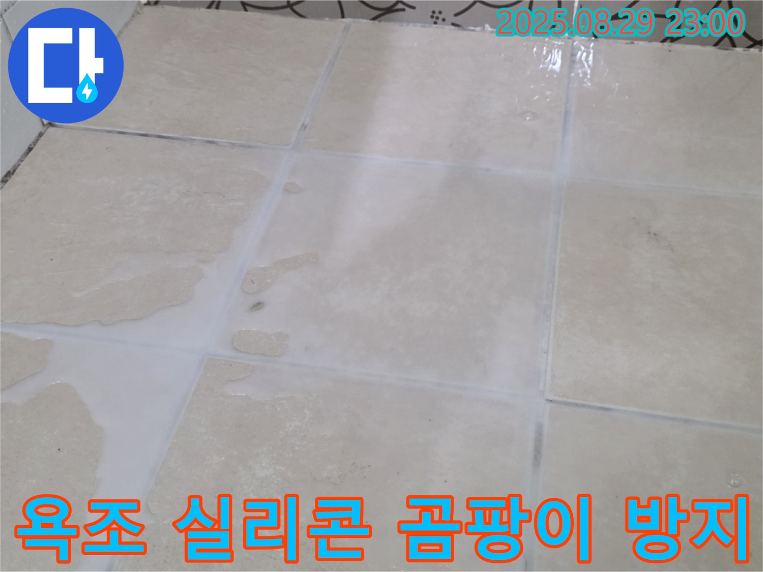 양주 서광아파트 욕조 실리콘 문제 해결 - 곰팡이 방지 실리콘 시공