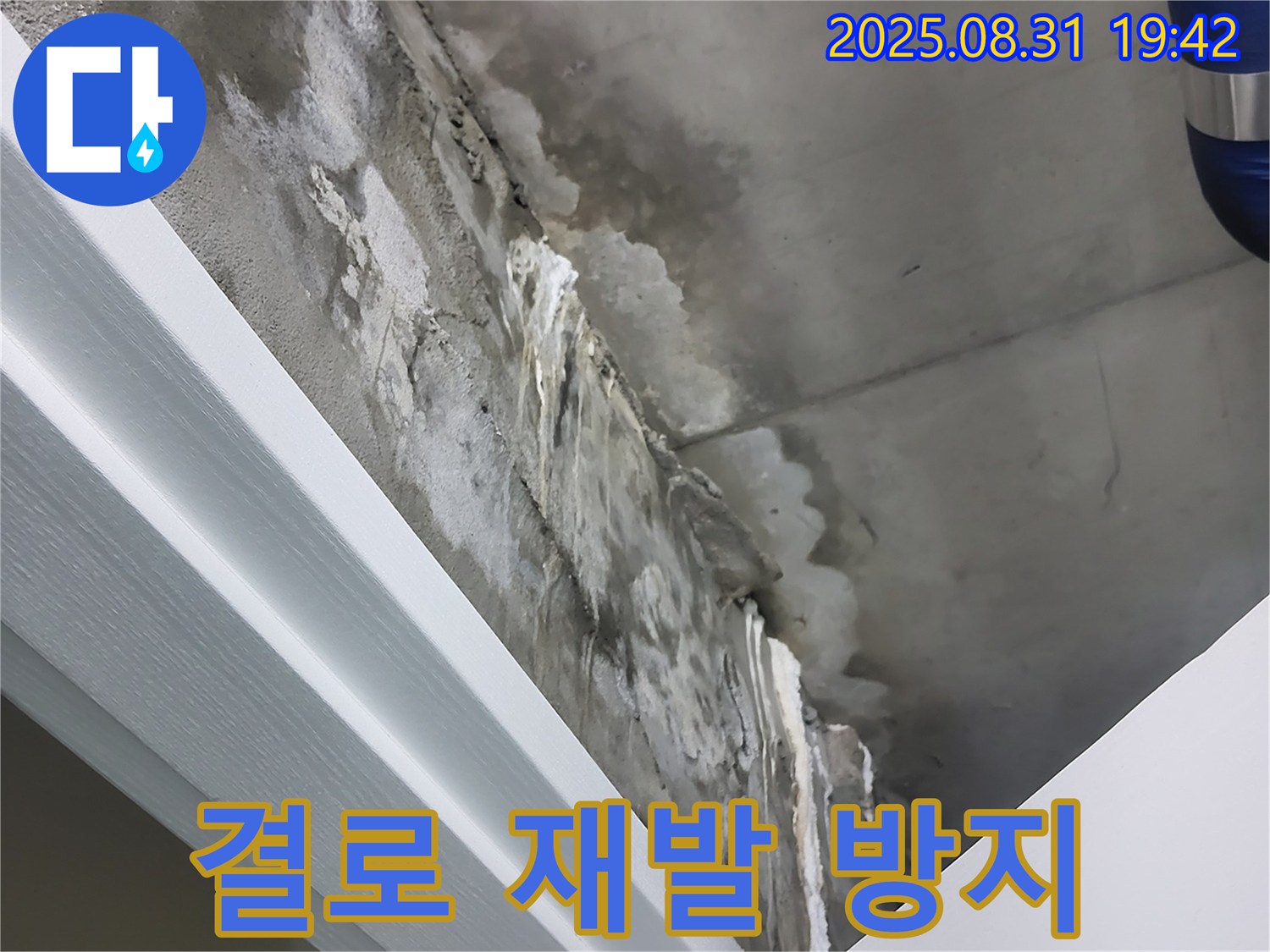 분당 운중동 산운마을 6단지 결로 누수 - 단열 시공 후 곰팡이 재발 방지까지!