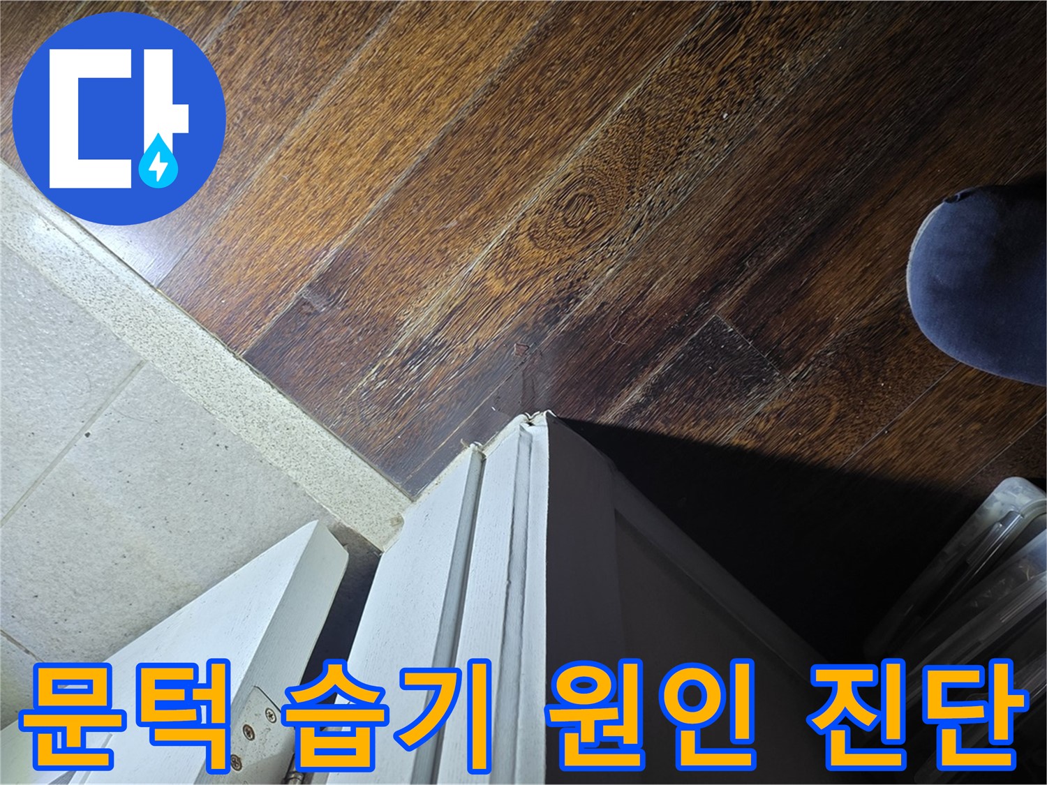 성남 분당 아파트 누수 - 운중동 산운마을 문턱 아래 습기 원인 꼼꼼 진단