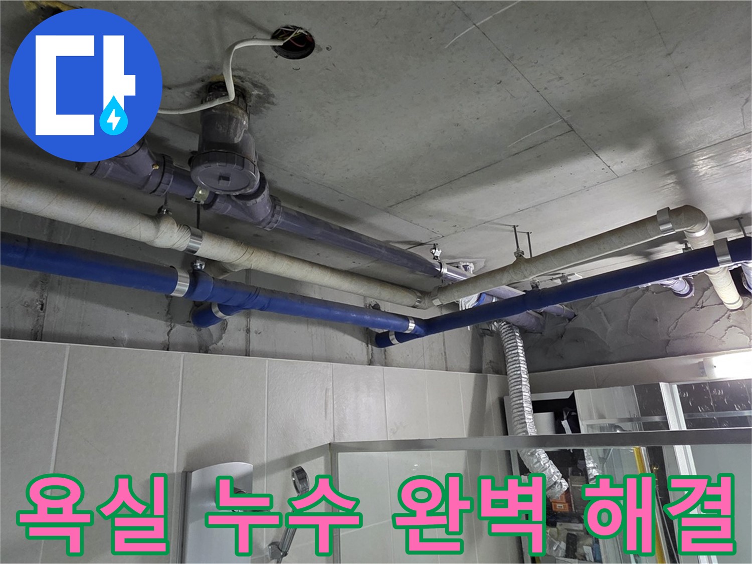 성남 분당 운중동 산운마을 6단지 아파트 욕실 누수 - 누수 해결 전문 업체가 신속하고 정확하게 문제를 해결해 드립니다.