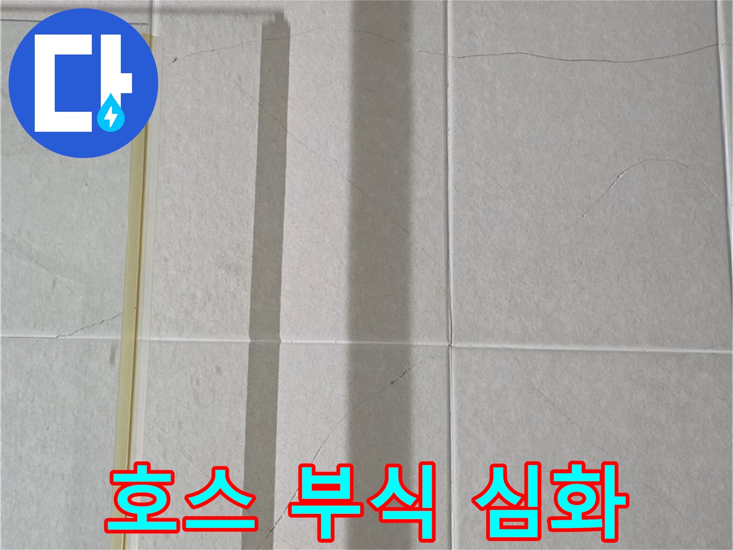성남시 분당구 운중동 산운마을 샤워부스 - 샤워기 호스 연결 부위 심각한 부식 및 누수 진행 가속화