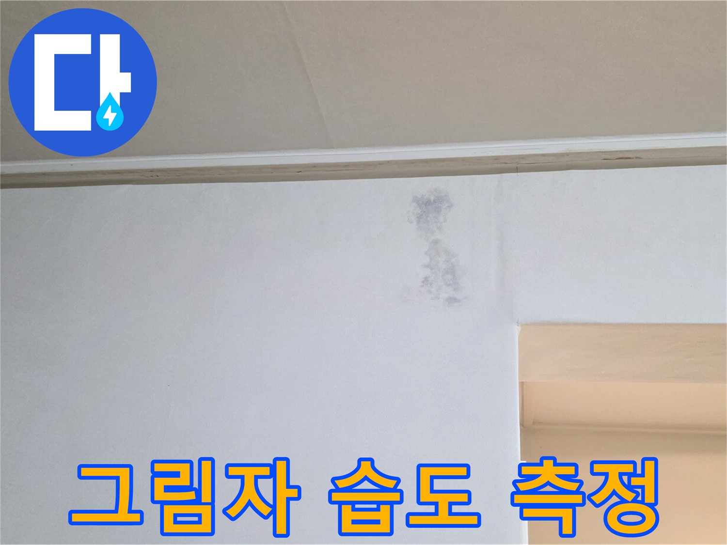 벽 그림자 습도 측정 - 누수 진단 과정