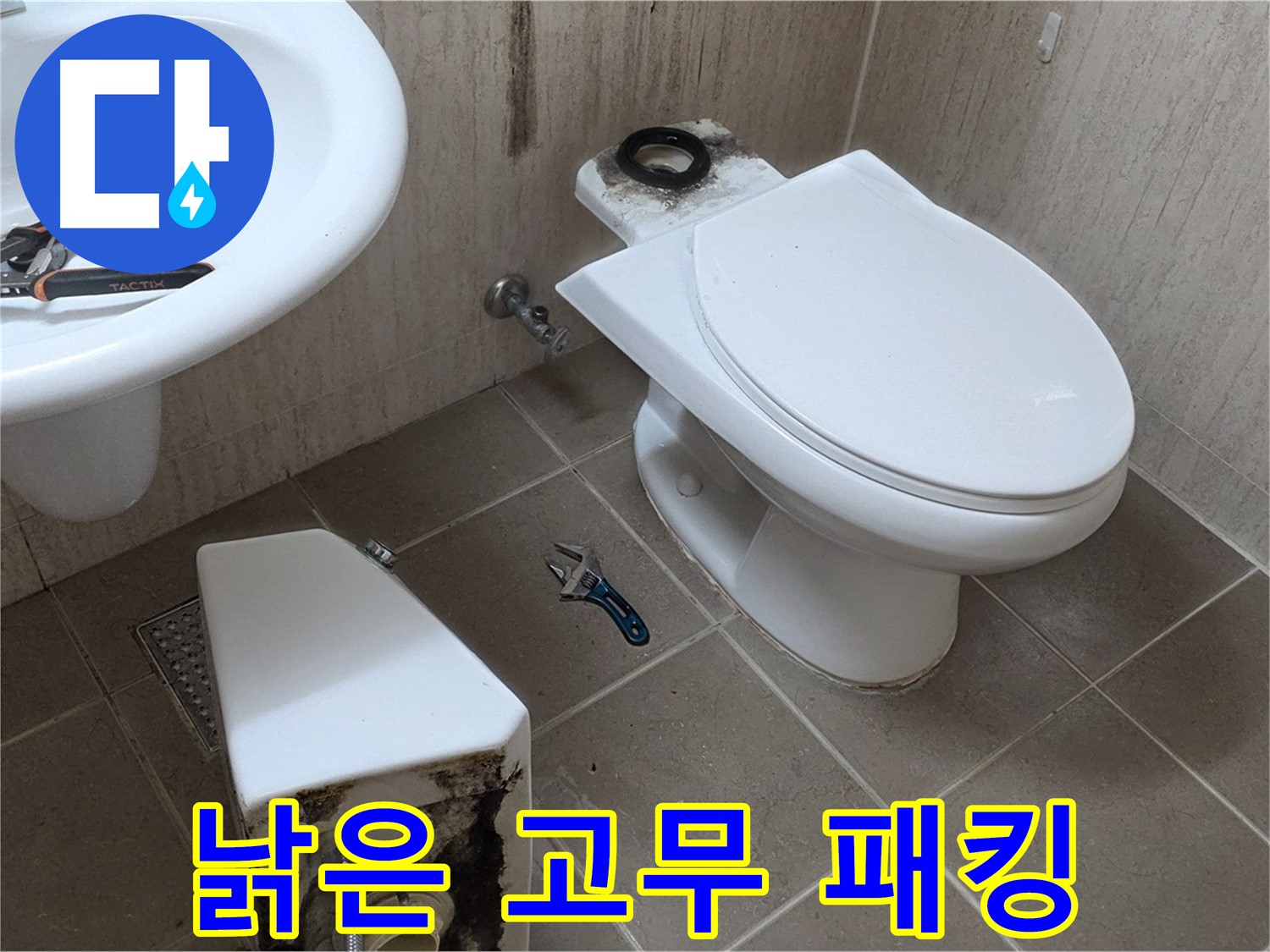포천 일동 변기 누수 - 낡은 고무 패킹 발견!