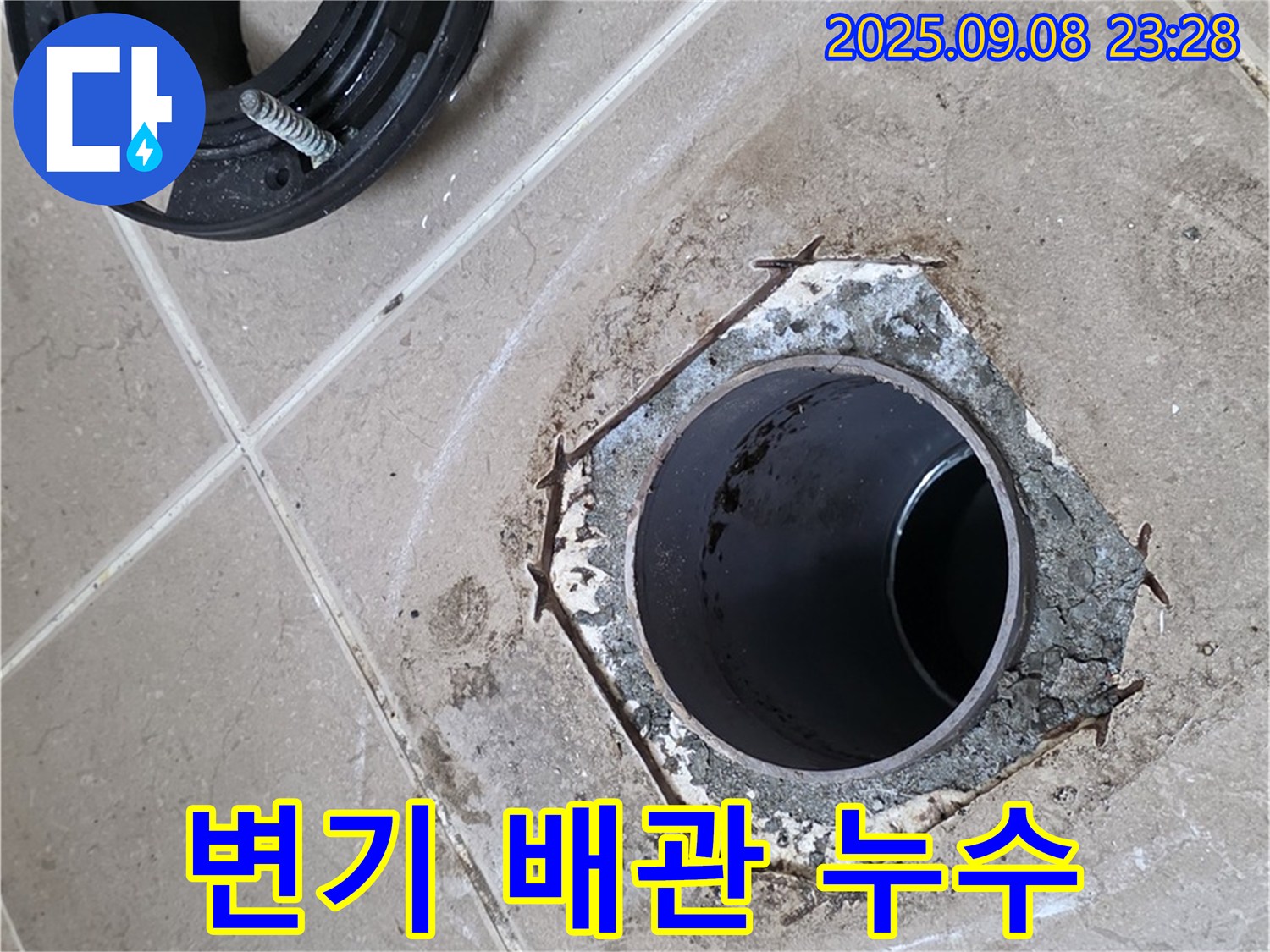 포천 일동 아파트에서 발생한 변기 배관 누수 - 전문가의 정확한 진단과 신속한 해결