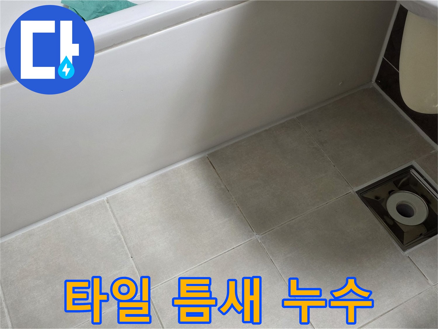 옥정 율정마을 욕실 타일 틈새 누수 - 완벽 차단을 위한 전문 시공