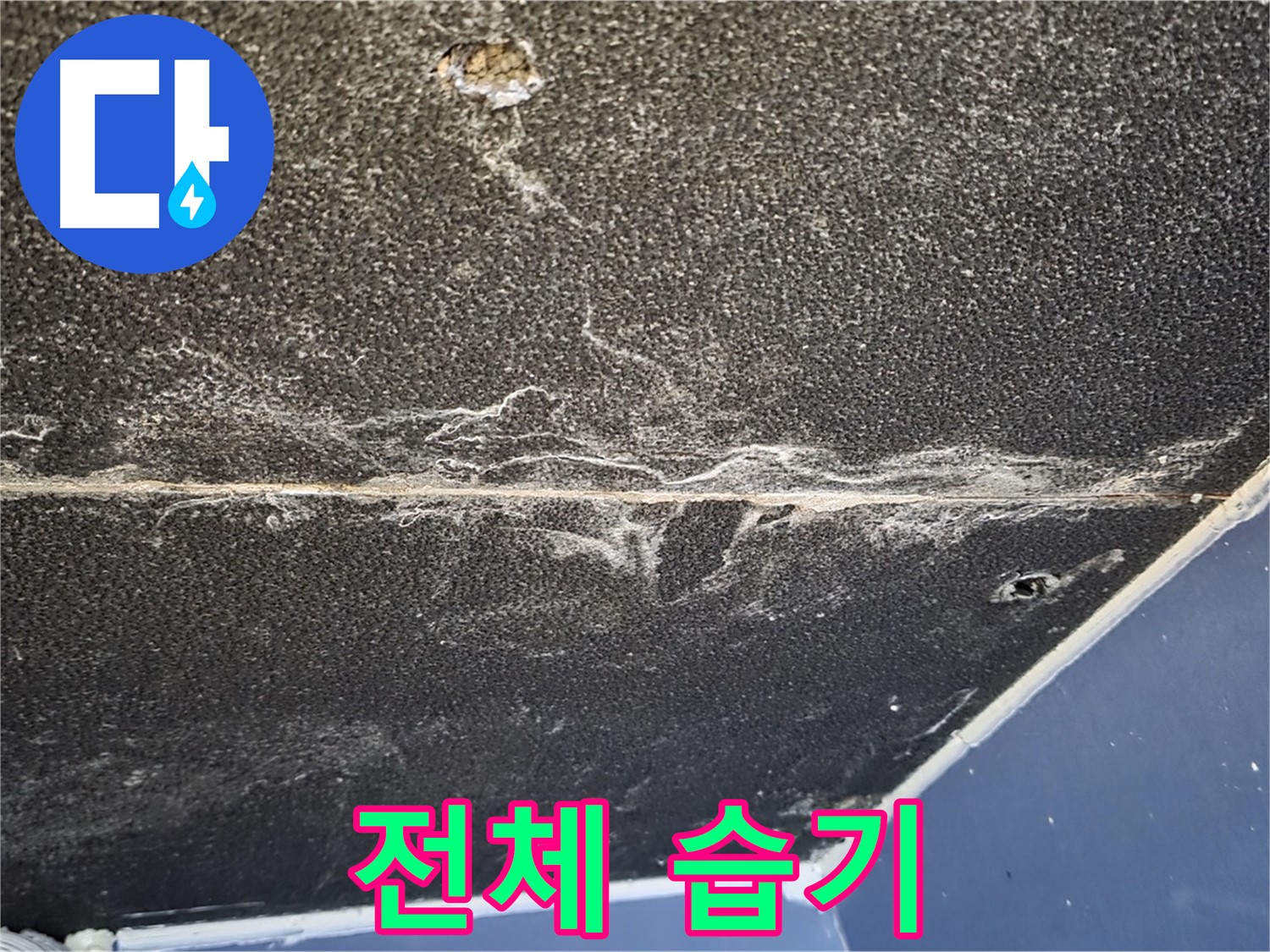 운정어반프라임 습기 - 석고보드 전체 습기 가득