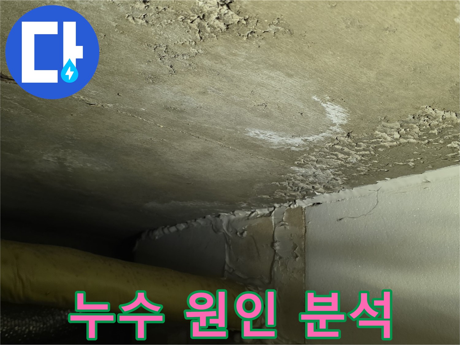 누수 원인 분석 - 정확한 진단 - 맞춤 해결책