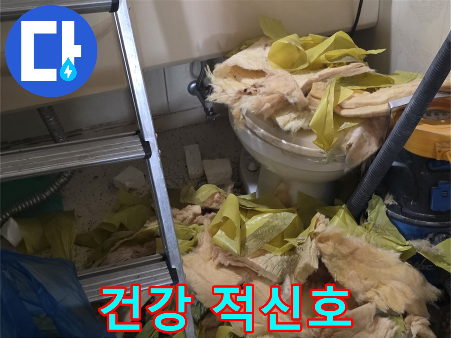 은평구 누수 현장 - 녹물과 곰팡이로 오염된 배관 - 건강에 적신호