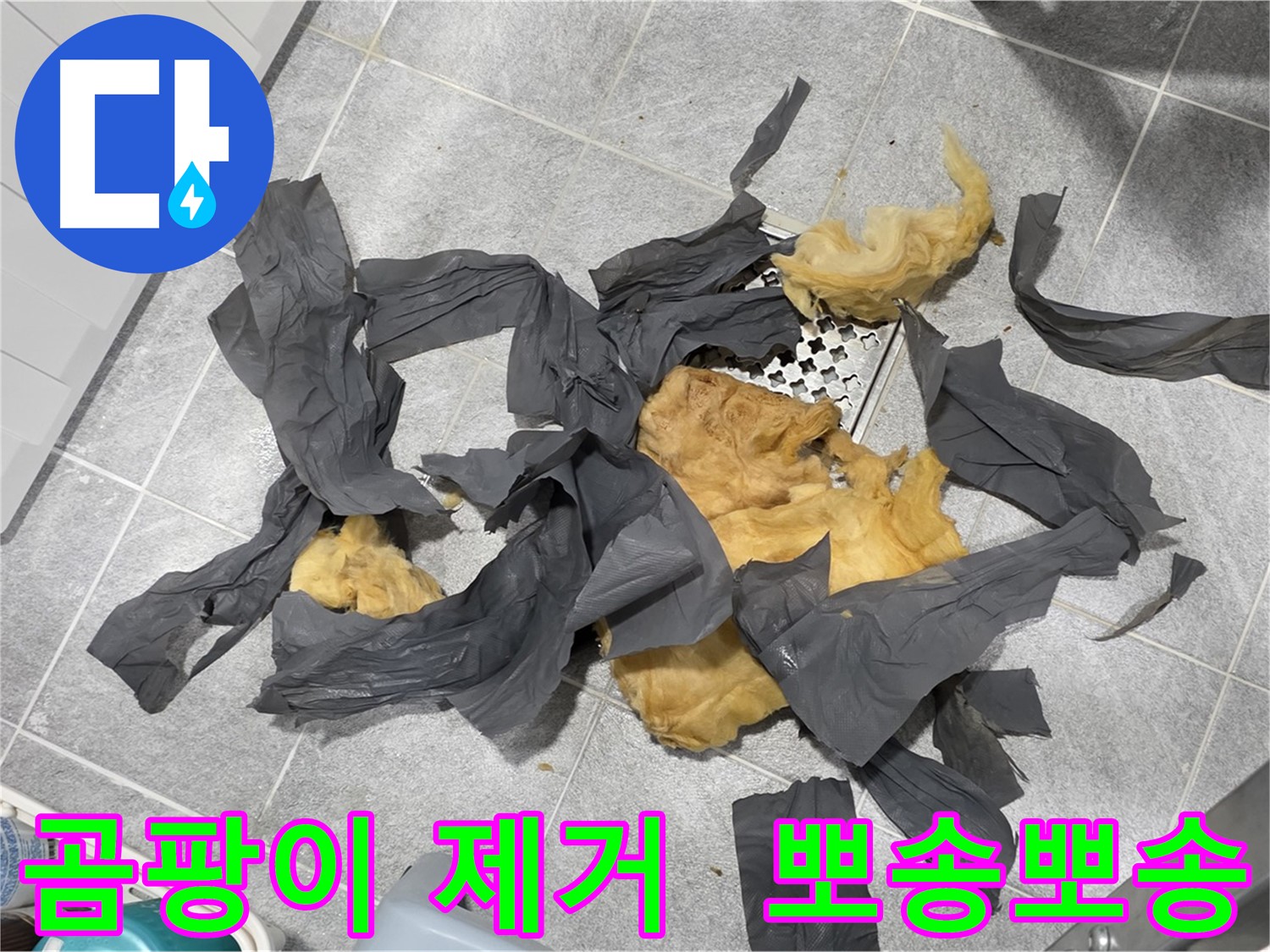 곰팡이 방음재 제거 후 - 뽀송뽀송한 환경으로