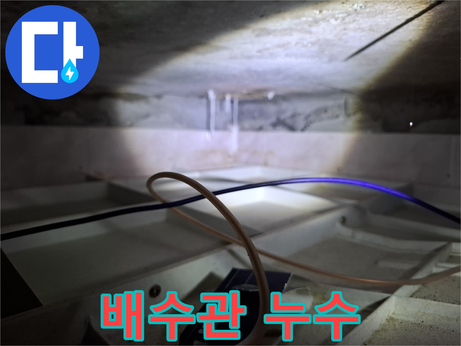 홍은동 빌라 천장 배수관 누수 - 천장에서 물이 떨어지는 긴급 상황