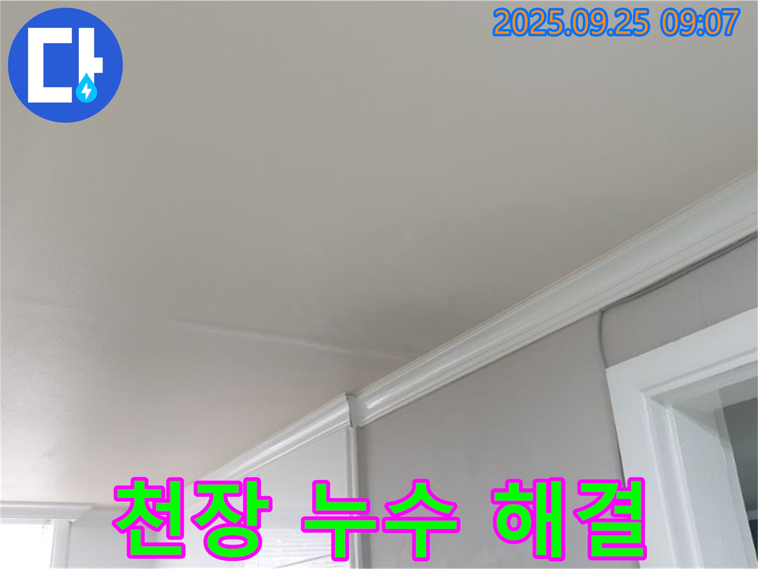 연곡리 천장 누수 해결 - 누수 탐지부터 완벽한 보수까지, 이제 누수 걱정은 끝!