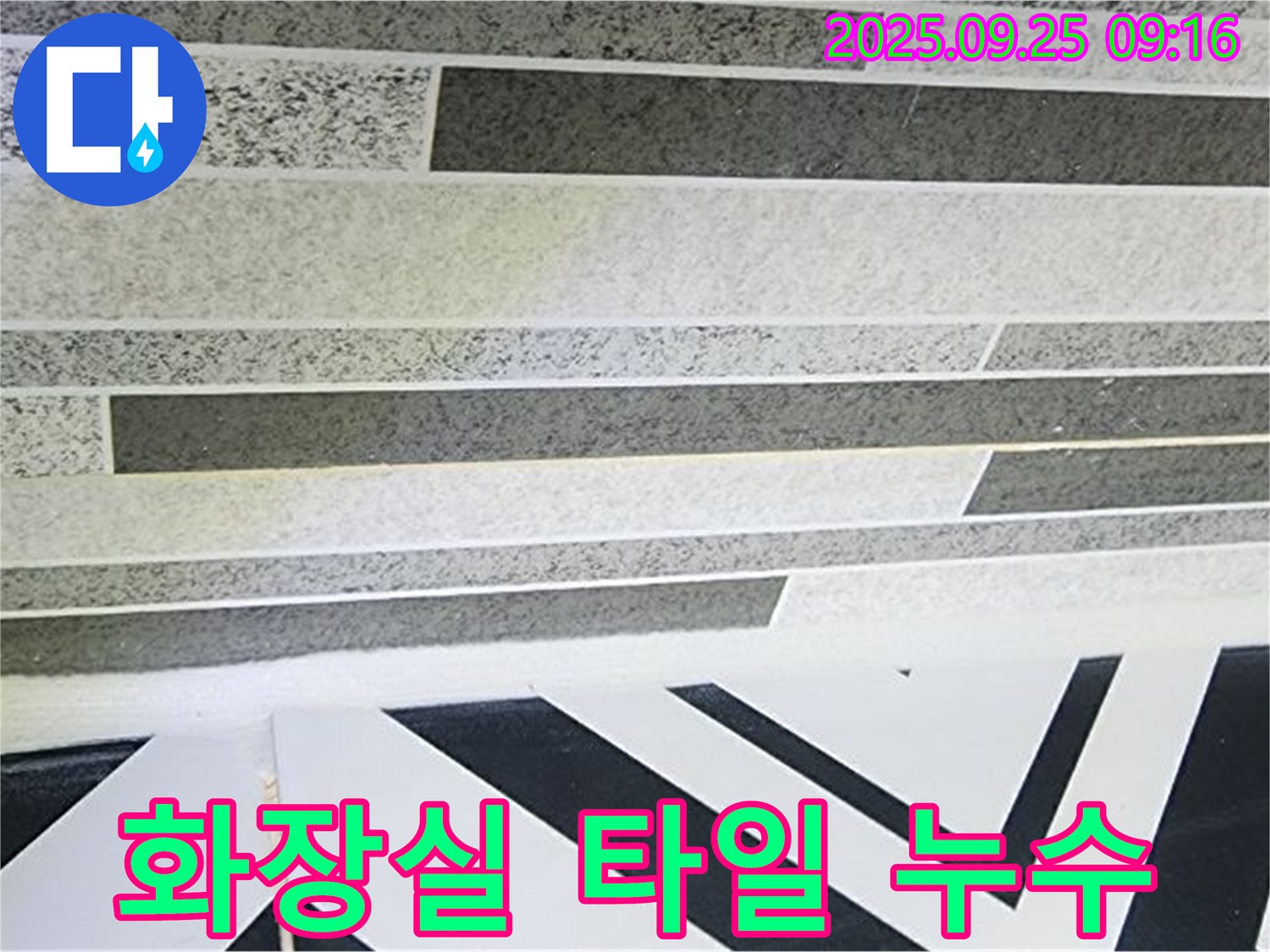 양주시 백석 화장실 타일 누수 - 타일 손상과 함께 찾아온 누수, 신속한 해결이 중요합니다.