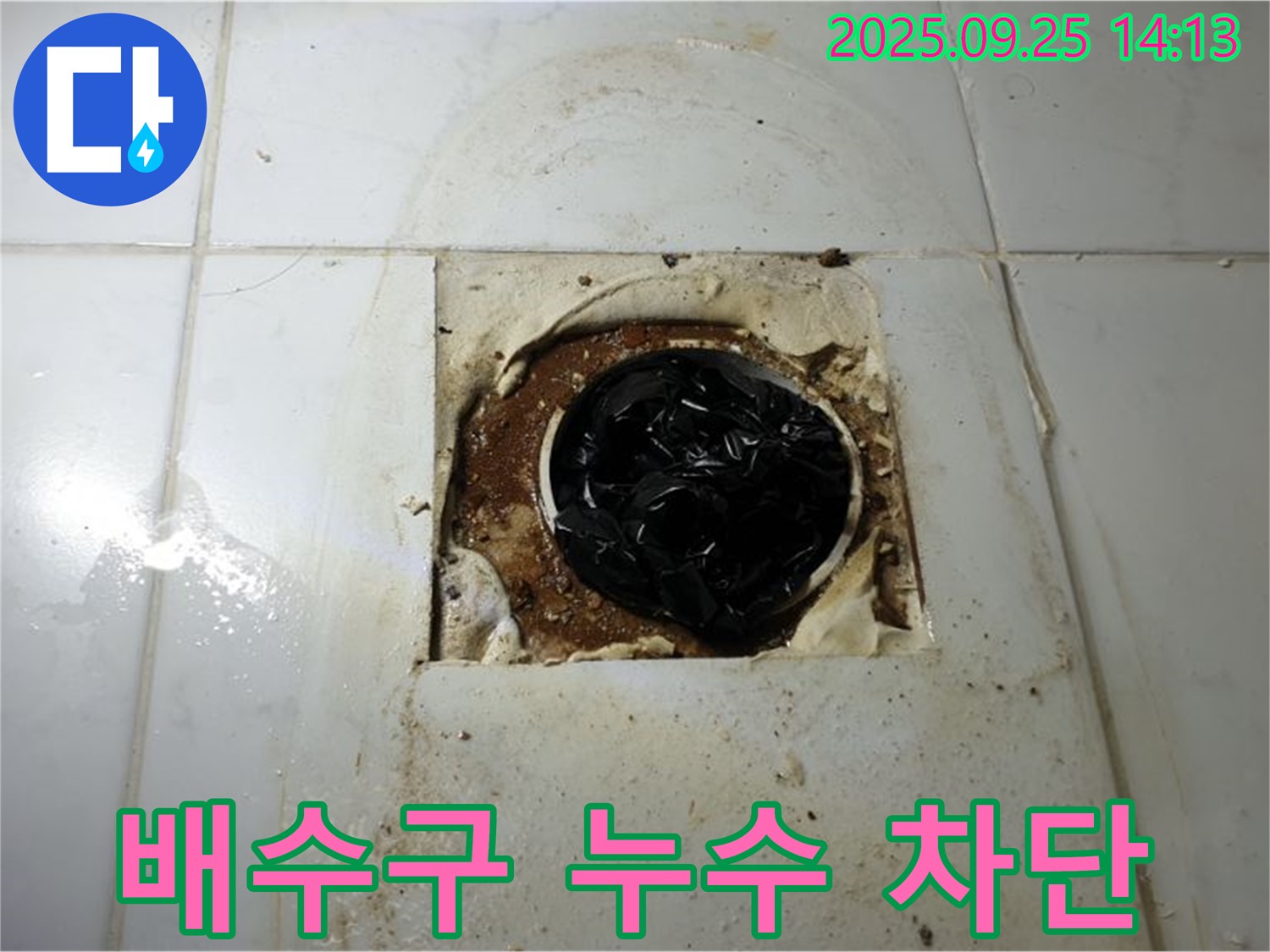 의정부 누수 - 욕실 배수구 누수 차단 - 완벽한 시공으로 문제 해결