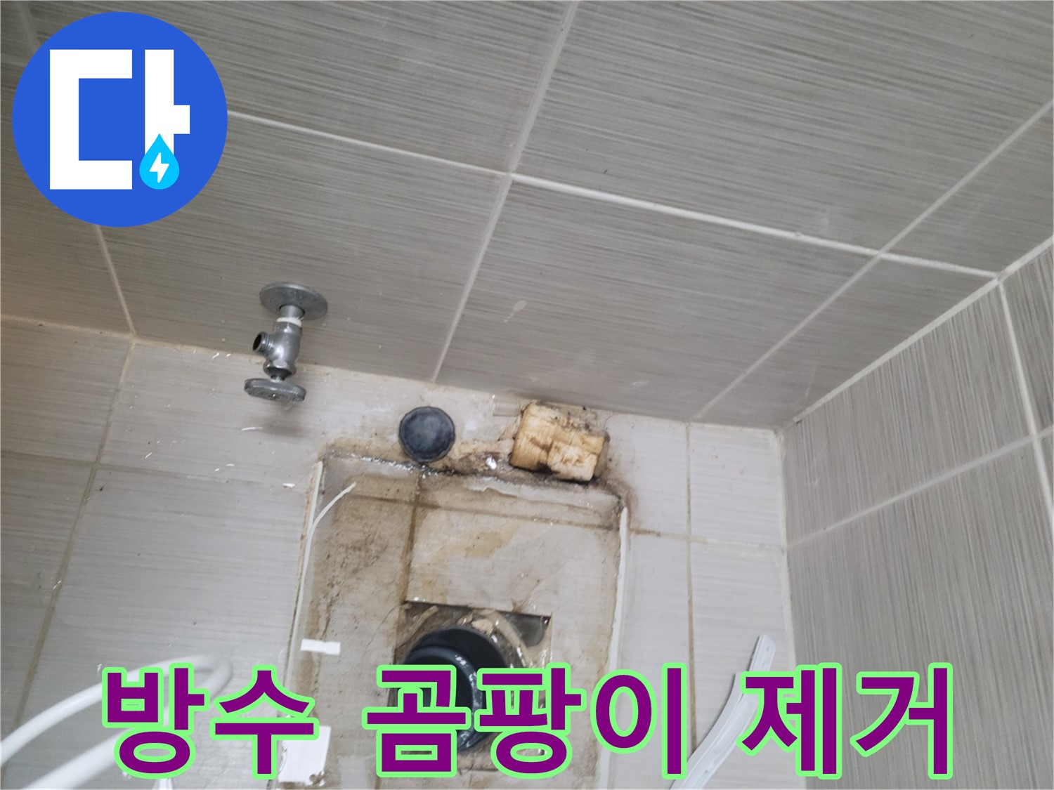 동두천 신창비바패밀리-2단지 환풍기 주변 방수 작업 및 곰팡이 제거