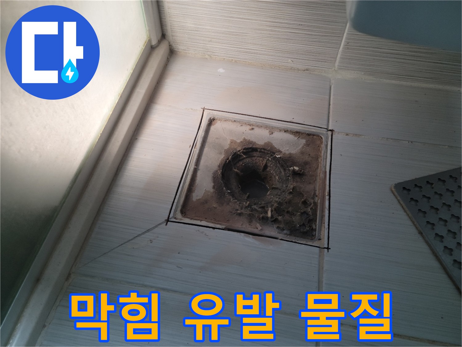 신창비바패밀리 욕실 배수구 - 막힘 유발 물질 공개!