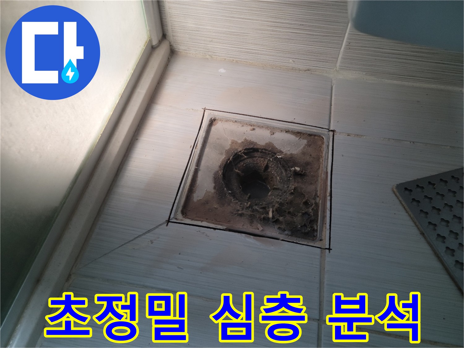 신창비바패밀리 욕실 배수구 - 초정밀 검사 심층 분석 진행!