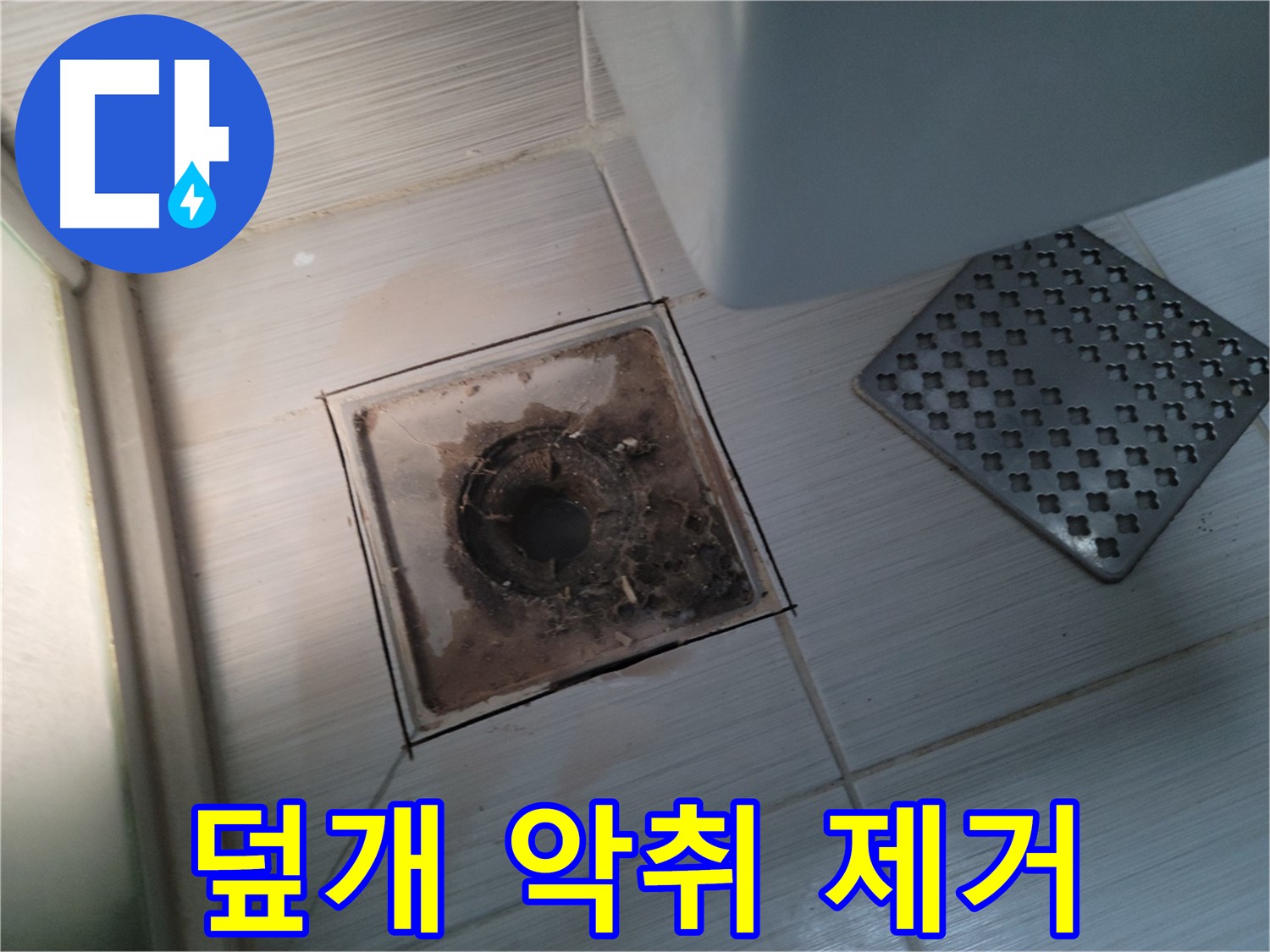 욕실 배수구 덮개 - 악취 - 냄새 제거 시공