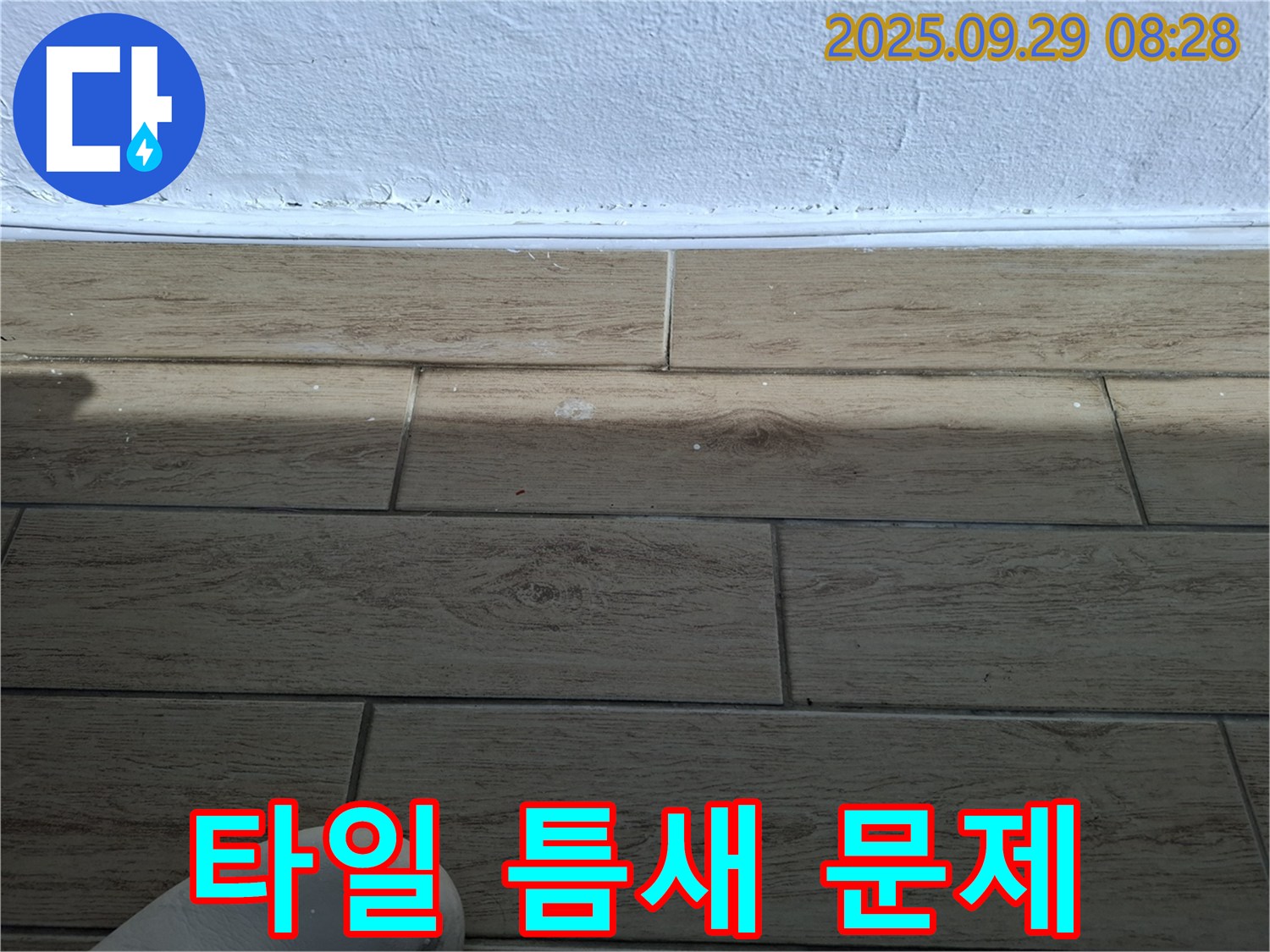 양주시 광적면 타일 틈새 문제 - 꼼꼼한 점검과 확실한 해결로 고객님의 만족을 최우선으로 생각합니다.
