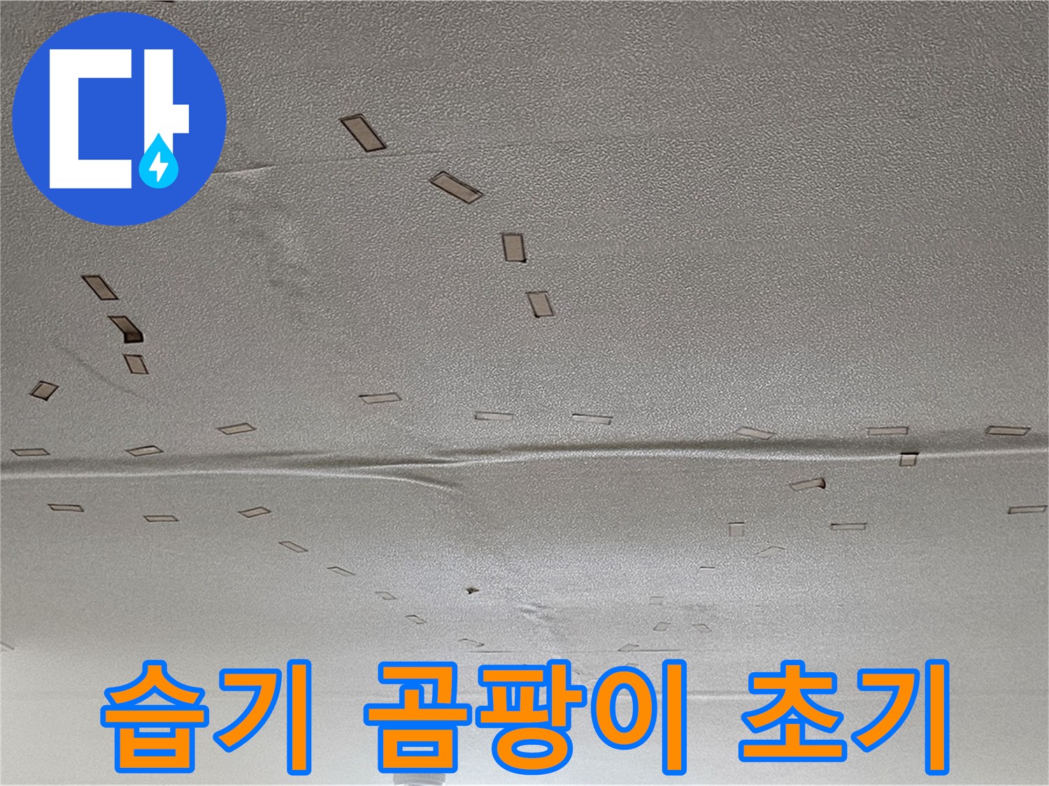 도봉구 도봉동 현대시티 아파트 - 천장 습기 - 곰팡이 발생 초기