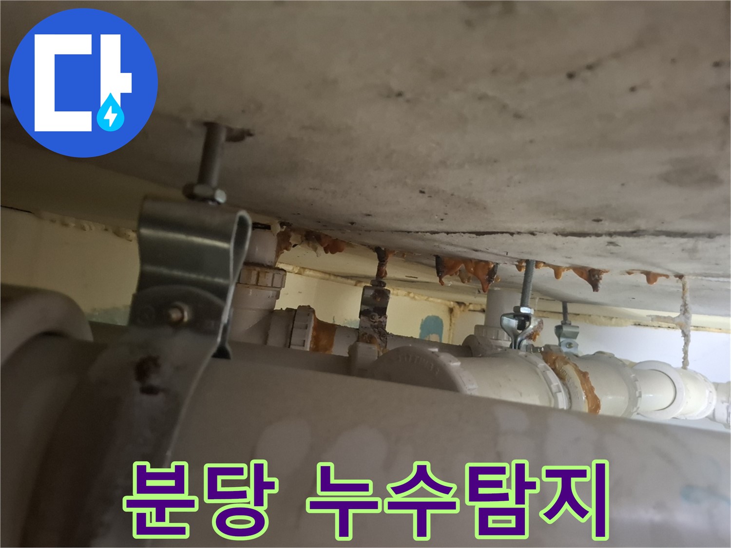 분당 삼평동 봇들마을 아파트 누수 - 누수탐지부터 완벽하게 해결해 드립니다!