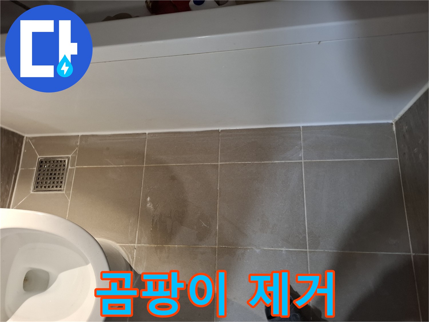 욕조 옆 타일 틈새 곰팡이 제거 - 관리 노하우