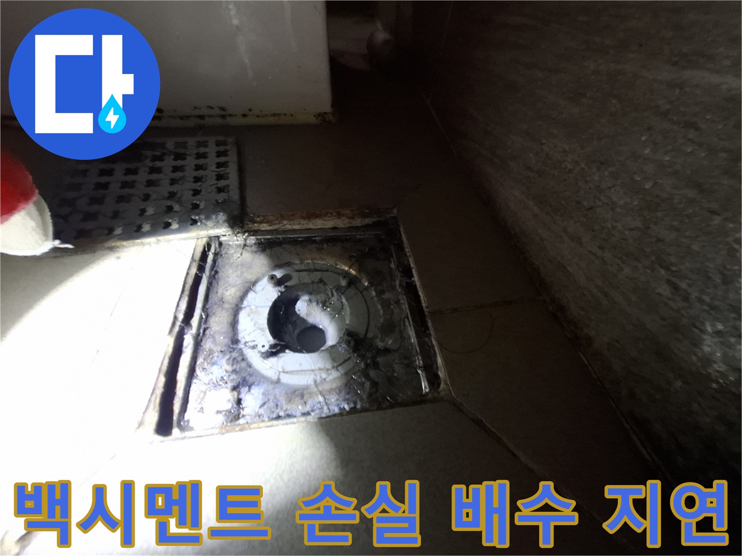 판교 삼평동 봇들마을 욕실 백시멘트 손실 - 배수 지연, 누수 의심 - 빠른 조치가 필요합니다