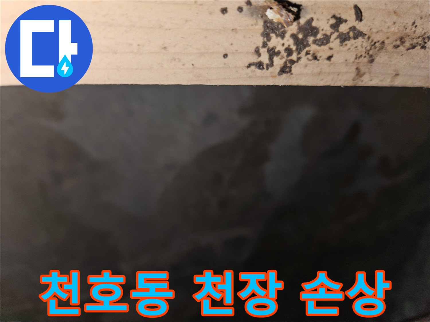 강동구 천호동 누수 - 천장 손상 - 건물 손상 우려